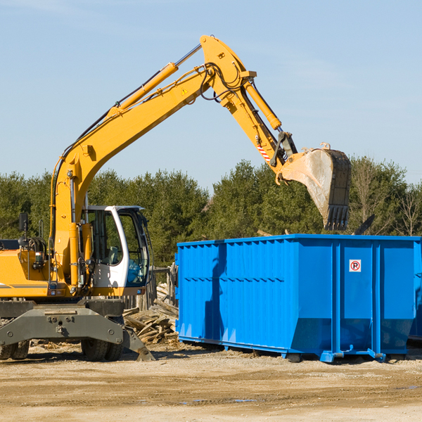 how does a residential dumpster rental service work in Dresden